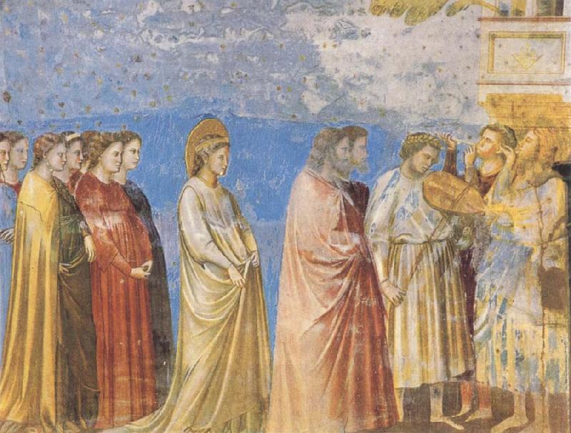 GIOTTO di Bondone The Marriage Procession of the Virgin China oil painting art